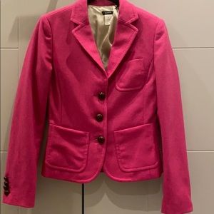 Fucsia wool Jcrew blazer